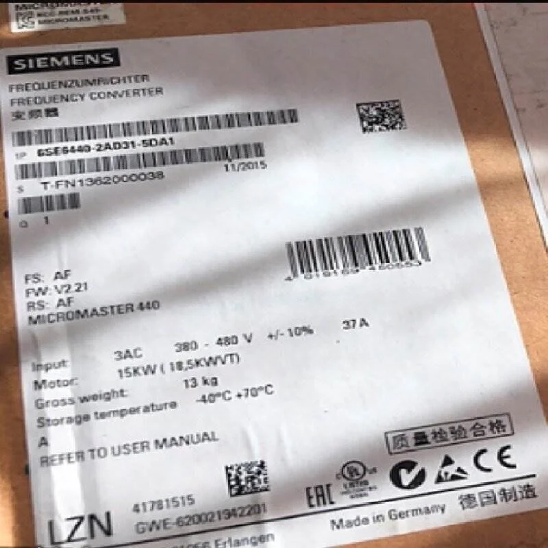 非实价议价议价6se6440-2ad31-5da1 MM440变频器 15kW 6SE6440-2A