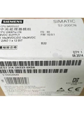非实价议价议价6ES7214-2AS23-0XB8原装S7-200 CNCPU正品6ES72142
