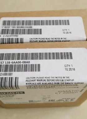 非实价议价议价ET 200SP6ES7138-6BA01-0BA0解码器模块6ES7138-6B