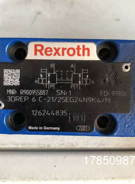 议价德国Rexroth力士乐3DREP6C-21/25EG24N9K4/M R900955887比例