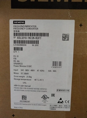 非实价议价议价G120C一体式30KW变频器6SL3210-1KE26-0UF1/OUF1非