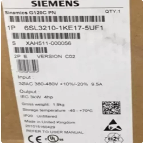 非实价议价议价SINAMICS G120C标称功率 3kW千瓦未过滤6SL3210-1K