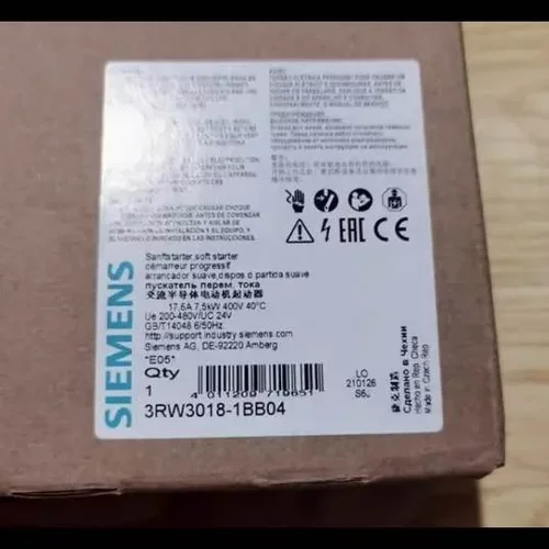 非实价议价议价SIRIUS软起动器S00 17.6A 7.5kW/400V 3RW3018-1BB