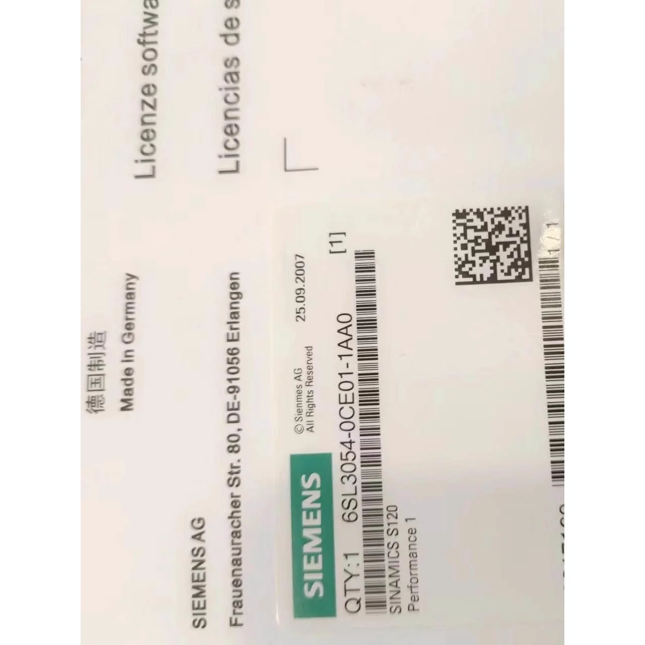 非实价议价议价6SL3054-0CD00-0CE01-0CF00-0CG00-0CG01-1AA0-1BA