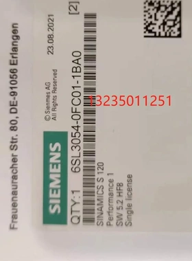 非实价议价议价全新S120 V2.6版本CF卡6SL3054-0ED00-0EE01-0EF-1