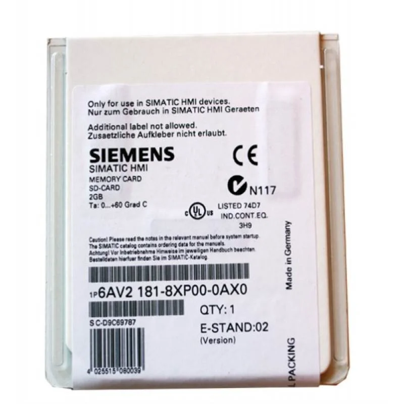 非实价议价议价6AV2181-8XP00/8XPOO-0AX0/OAXO SD存储卡 2 GB 安