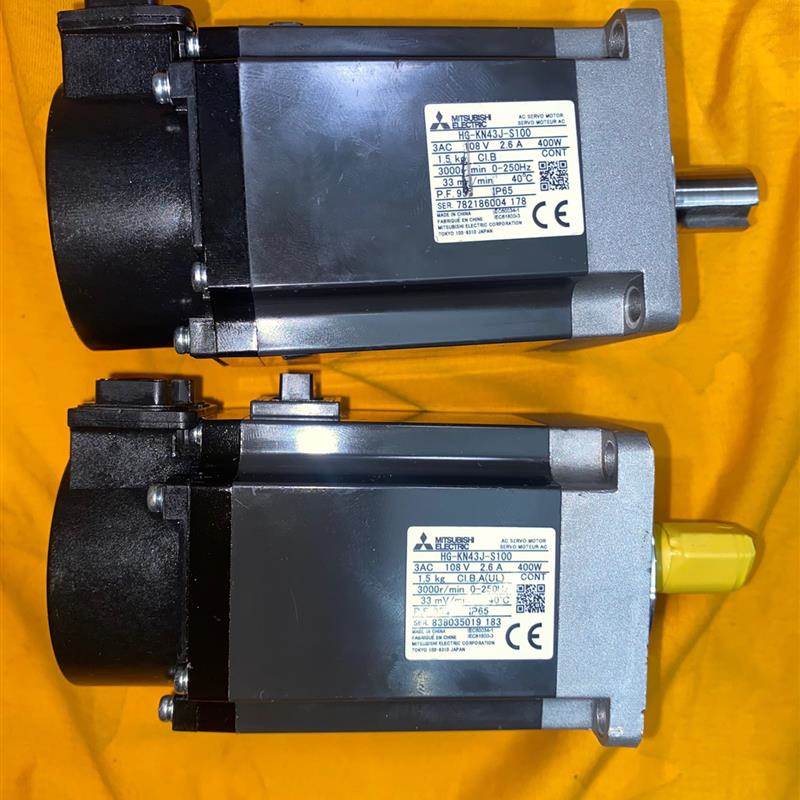 非实价议价议价三菱 伺服电机 HG-KN43J-S100 原装拆机功能正常询