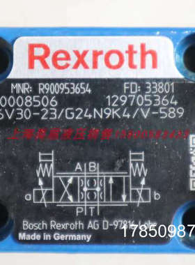 议价4WRA6V30-2X/G24N9K4/V-589 R900953654 德国力士乐REXROTH比
