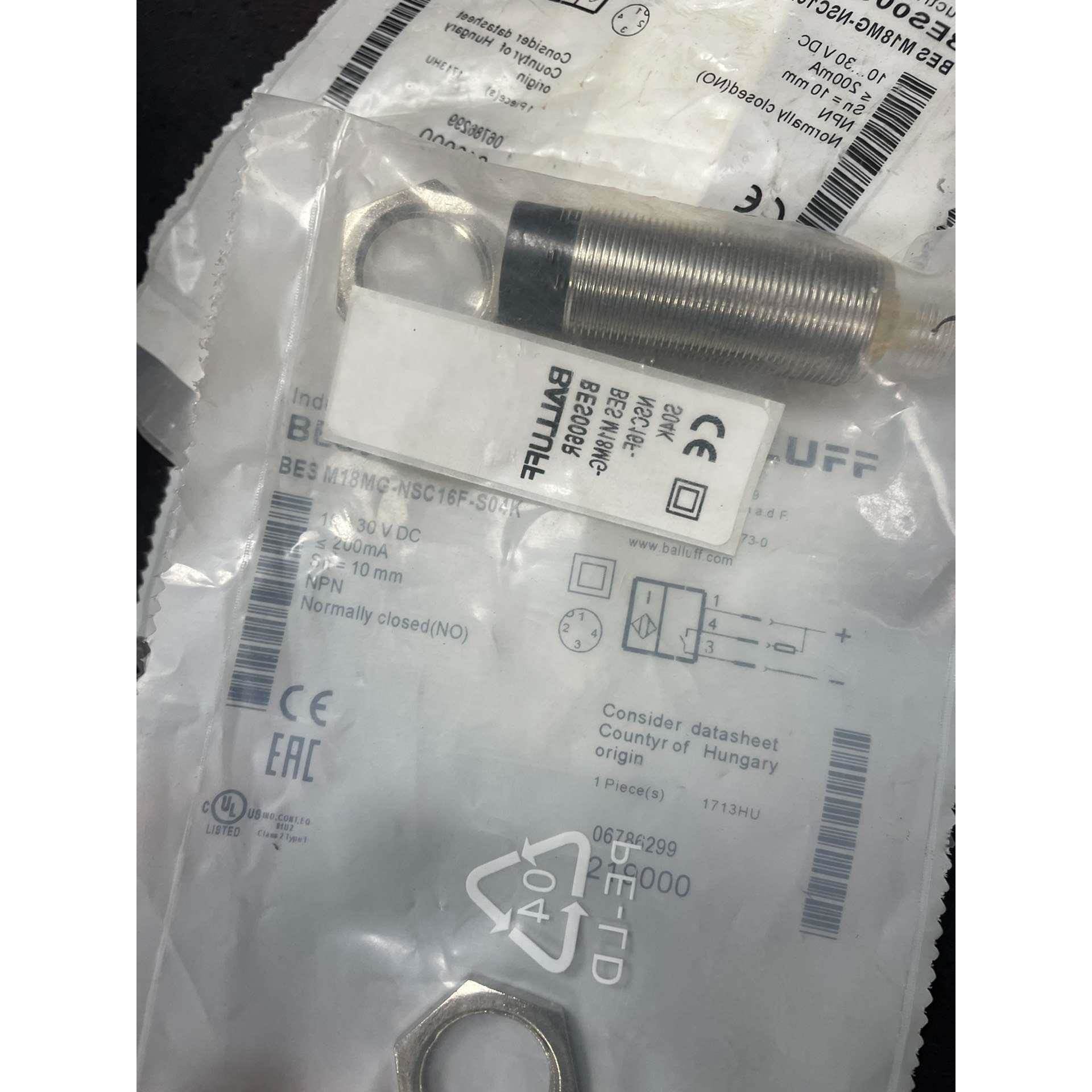 非实价议价议价询价BESM18MG-NSC16F-S04K巴鲁夫接近开关原装正议