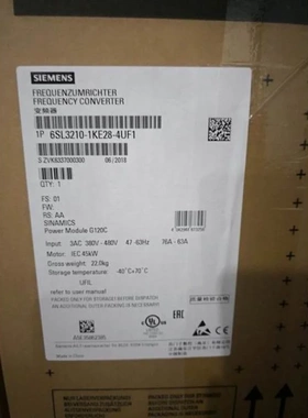 非实价议价议价6SL3210-1KE28-4UF1G120C变频器45kW功率6SL32101K