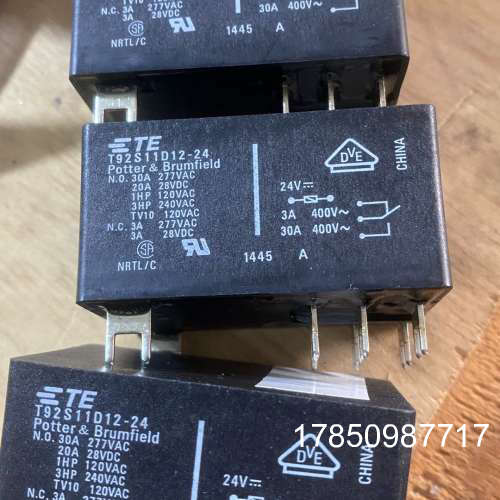 议价泰科继电器T92S7D12-24 6脚 24VDC运议价