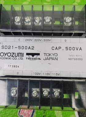 非实价议价议价捷诚：进口日本丰澄TOYOZUMI 220240V转100V 1询价