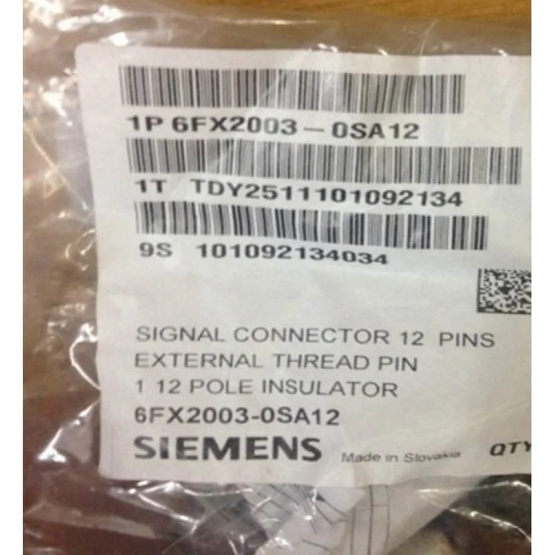 非实价议价议价信号连接器12针外螺纹销编码器插头6FX2003-0SA12
