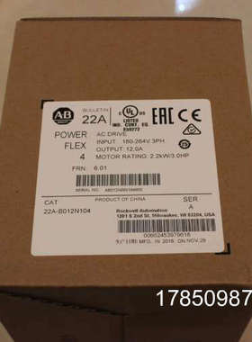 议价罗克韦尔PowerFlex753变频器 20F11ND022AA0NNNNN AB议价