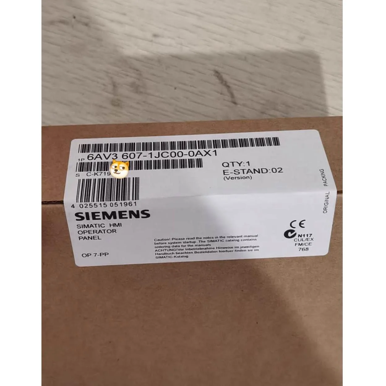 非实价议价议价6AV3607-1JC00-0AX1原装面板6AV3607-1JC00-0AX1非