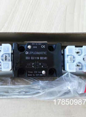 议价意大利迪普马DUPLOMATIC电磁阀MD1D-S3/50  DS3-S3/11N-SD24K
