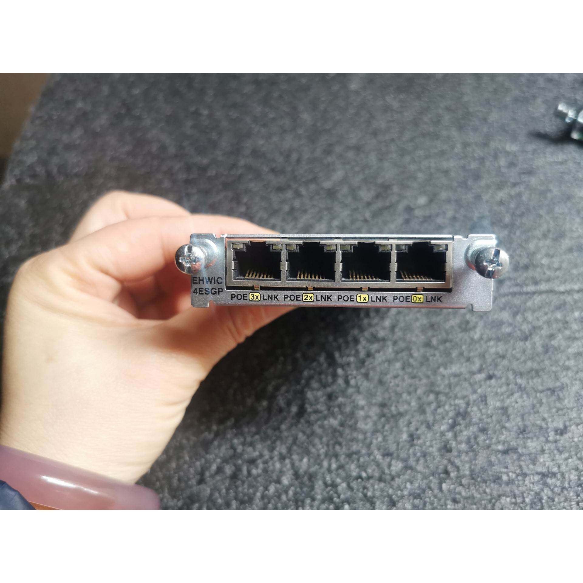 非实价议价议价(议价）CISCO EHWIC-4ESGP;原装拆机模块；二手，