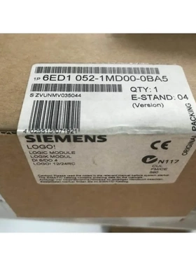 非实价议价议价LOGO!6ED1052-1MD00/1MDOO-0BA5/OBA5 12/24RC主机