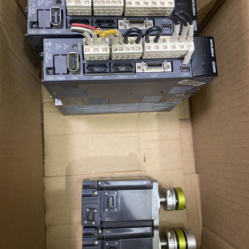 非实价议价议价三菱J3伺服电机:MR-J3-40B+HF-KP43 43B询价非实价
