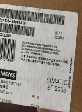 非实价议价议价6ES71324BB010AB0ET 200S输出模块6ES7132-4BB01-0