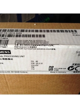 非实价议价议价S7-300CPU314 MPI中央处理器模块6ES7314-1AG14-0A