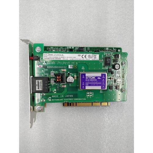 非实价议价议价 Q80BD-J71LP21S-25-B Q系列PLC PC通讯模块 原装