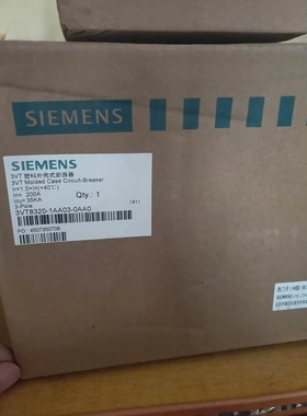 非实价议价议价3VT250N塑壳断路器3VT8320-1AA03-0AA0 200A空气开