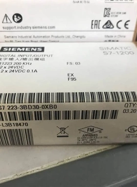 非实价议价议价S7-1200数字量I/OSB1223 2DI/2DQ 6ES7223-3BD30-0