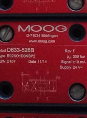 议价议价D633-526B R02KO1D0NSP2 # //穆格，比例伺服阀议价议价