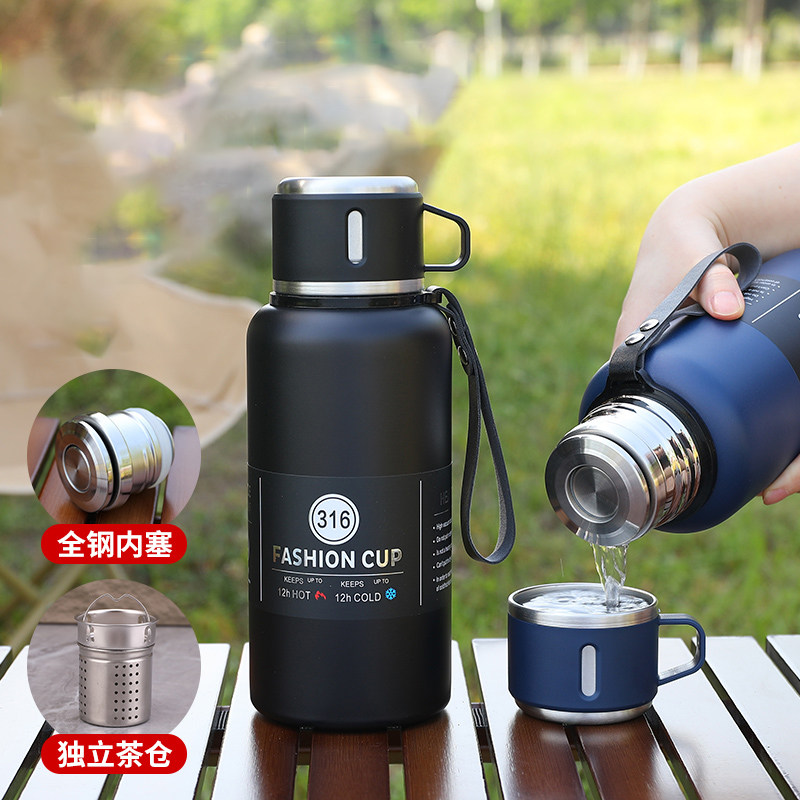 JK全钢便携学生水壶316不锈钢保温杯大容量男女户外短粗泡茶杯子,餐饮具,保冷/保温杯,淘宝优惠券,粉丝福利购,淘宝优惠卷
