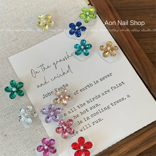 AONNAIL【钻】美甲花花拼钻富贵小花拼钻【C】
