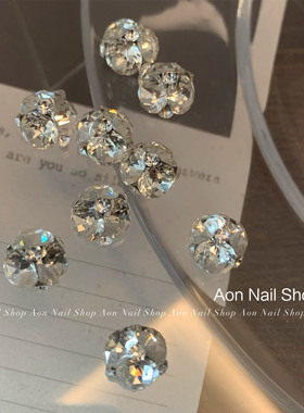 AONNAIL【堆钻】高品质无底托K9冰糖成品堆钻美甲饰品美甲钻