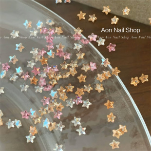 AONNAIL【饰品】美甲星星高亮圣诞星星钻美甲饰品圣诞饰品[C]