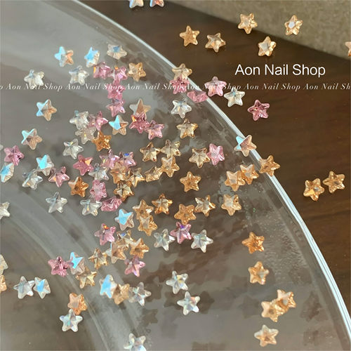 AONNAIL【饰品】美甲星星高亮圣诞星星钻美甲饰品圣诞饰品[C]