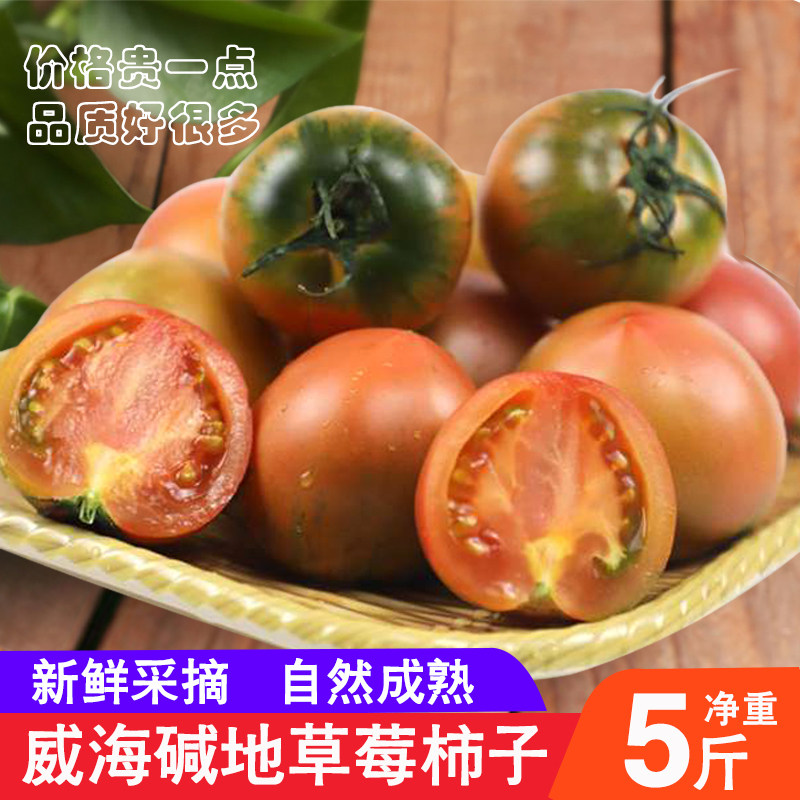山东威海特产盐碱地草莓铁皮柿子西红柿自然熟番茄新鲜应季水果,水产肉类/新鲜蔬果/熟食,番茄,淘宝优惠券,粉丝福利购,淘宝优惠卷