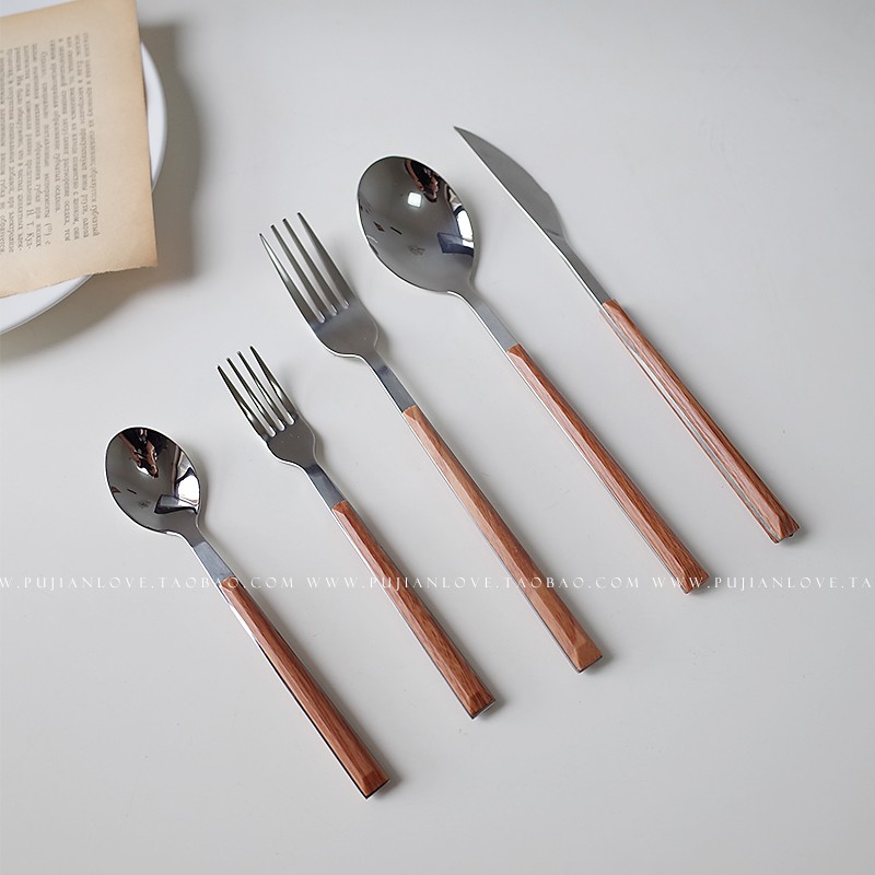 ins风不锈钢西餐刀叉勺