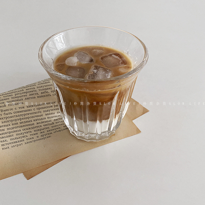 高颜值咖啡玻璃杯澳白杯