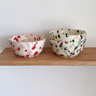 朴简杂货 ins风陶瓷酸奶碗 燕麦碗早餐碗米饭碗汤碗甜品碗