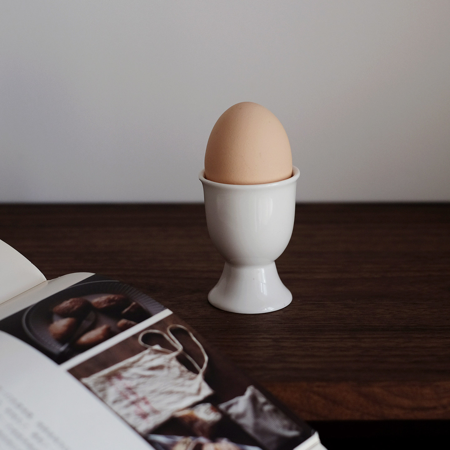朴简杂货 ins简约白色陶瓷鸡蛋托 早餐高脚蛋杯蛋盅酒盅,收纳整理,食物收纳盒,淘宝优惠券,粉丝福利购,淘宝优惠卷