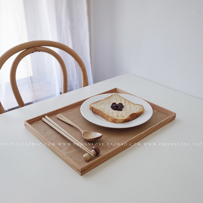 朴简杂货日式简约实木制木托盘