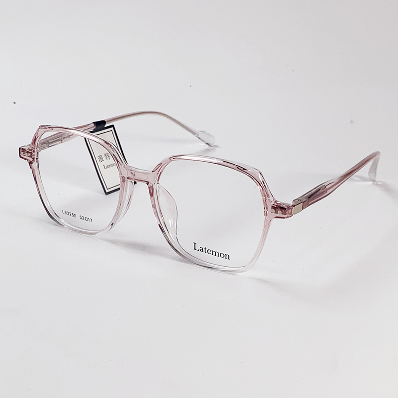 Latemon浪特梦超轻素颜男黑框可配高度近视显脸小百搭时尚女83255
