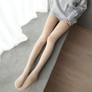 黑肉色薄款 中厚防勾丝大码 天鹅绒厚打底袜120D 袜丝袜女春秋款 连裤