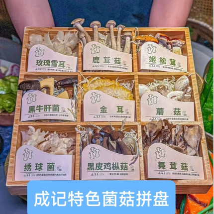 新鲜家庭装 自选新鲜食材黑牛肝菌黑皮鸡枞菌等煲汤食材多种菌菇