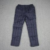 冬季 防寒裤 加厚保暖棉裤 男士 休闲裤 爸爸装 白鸭绒压格内胆羽绒裤