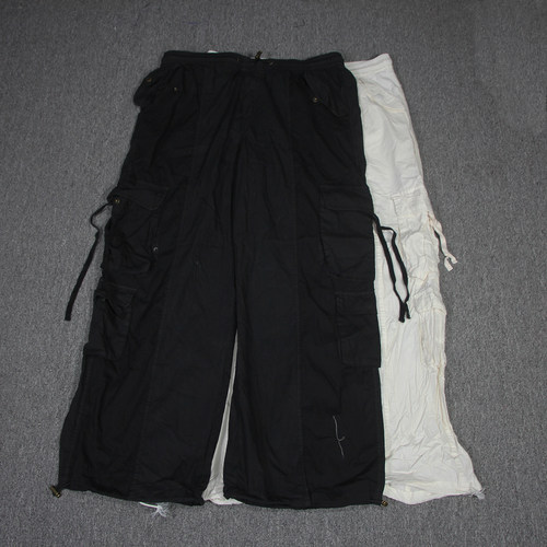外贸男女春夏薄款纯棉工装裤