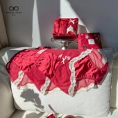 礼盒3件装 訫心NW141H性感蕾丝包臀缎面绣花无痕棉裆女士内裤 NW095