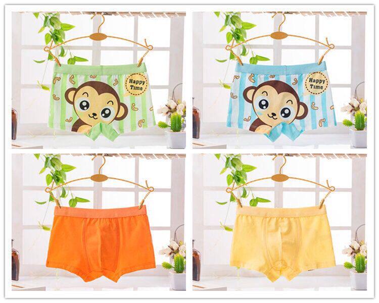 男童内裤纯棉平角宝宝四角短裤儿童全棉卡通抗菌男孩平角裤不夹pp