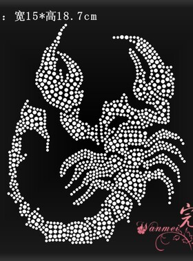 超闪水钻烫图烫钻图案贴烫钻烫画