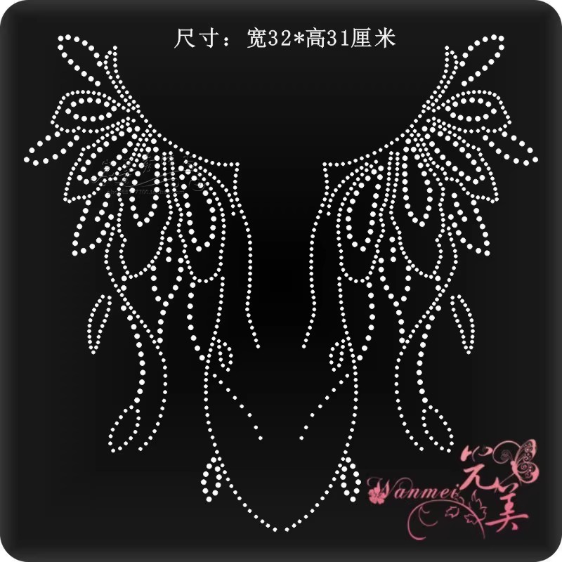 烫钻辅料水钻烫图烫钻图案贴烫画图片