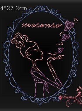 烫钻烫画烫钻图案贴辅料水钻烫图